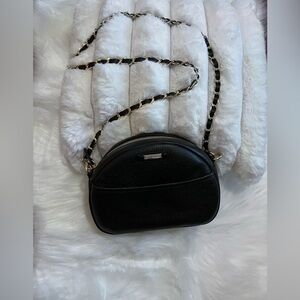 Valentino Black Leather Crossbody Bag